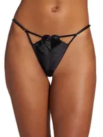 Heart Stretch-Silk V-String