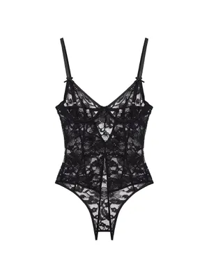 Magnolia Lace Ouvert Bodysuit