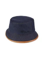 Denim-Style Bucket Hat