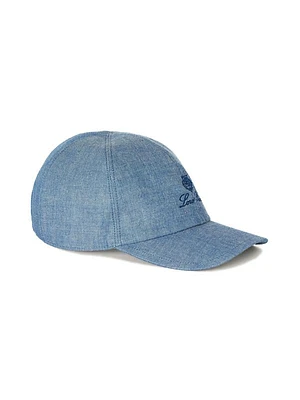 Chambray Logo Baseball Cap