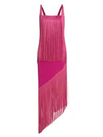 Alma Cascading Fringe Dress