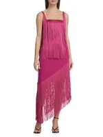 Alma Cascading Fringe Dress