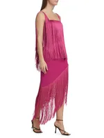 Alma Cascading Fringe Dress