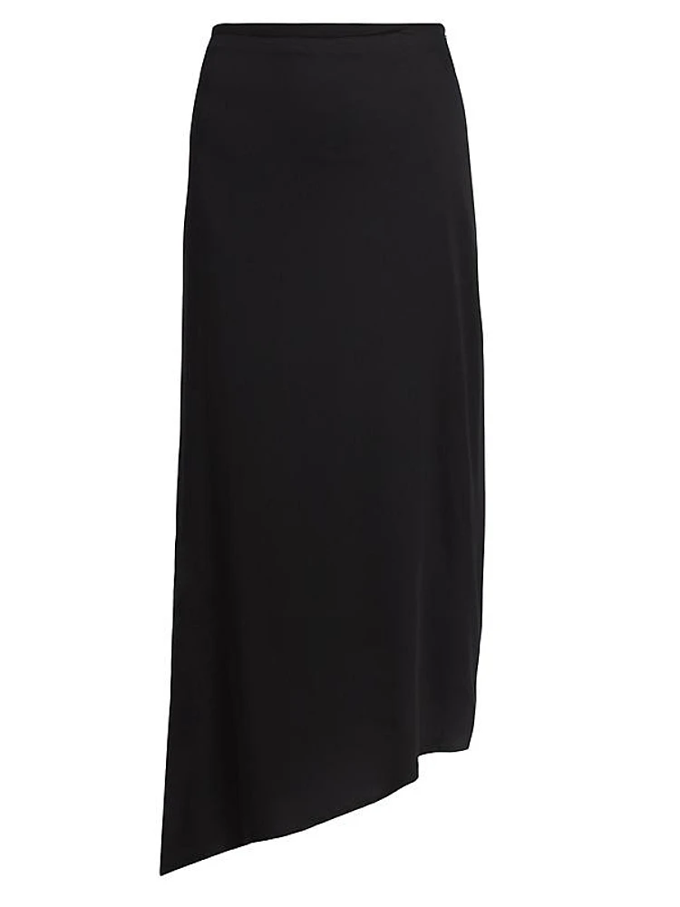 Chelsea Jersey Asymmetric Maxi Skirt