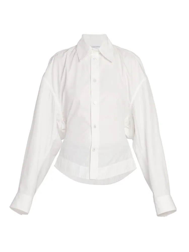 Formfitting Compact Cotton Shirt