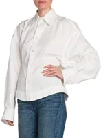 Formfitting Compact Cotton Shirt