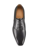 Leather Logo Oxfords