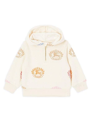 Baby Girl's & Little Girl's Sidney Crest Cotton Hoodie