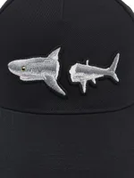 Broken Shark Baseball Cap