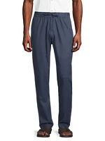 Stretch Linen Slim-Fit Pants