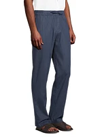 Stretch Linen Slim-Fit Pants