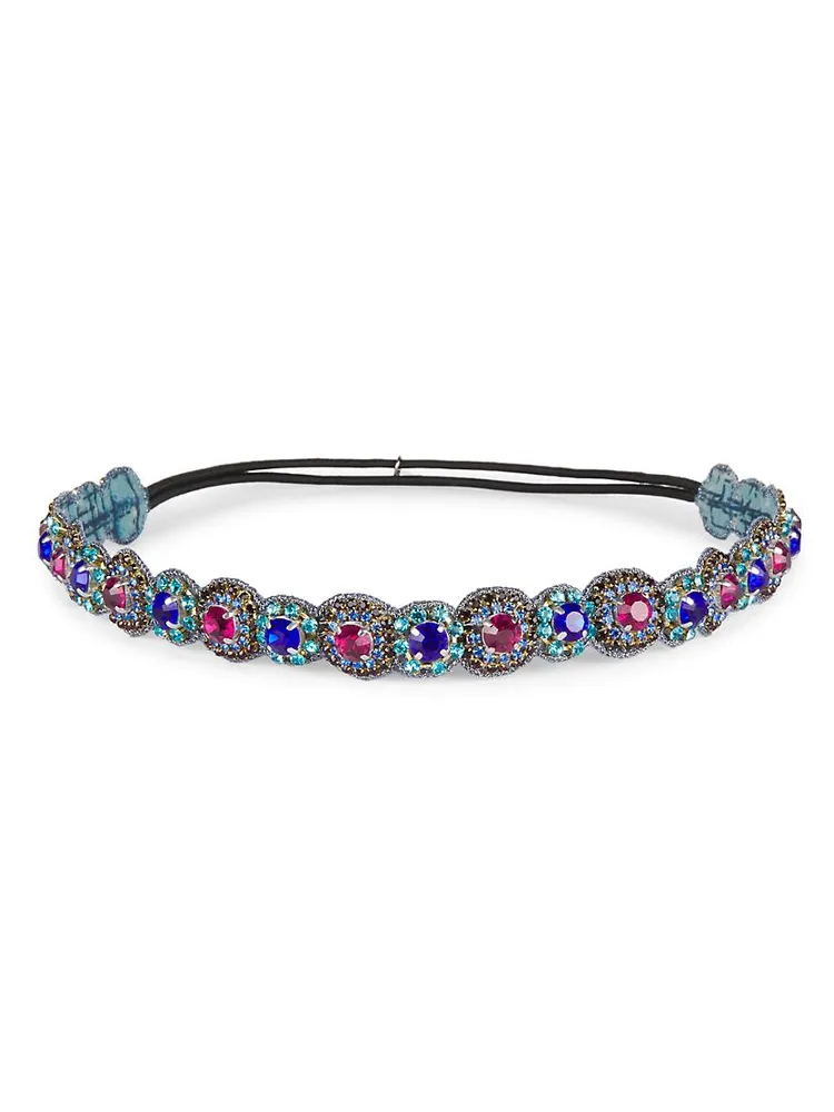 Vikki Crystal-Embellished Headband
