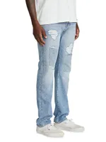 Distressed Slim Jeans