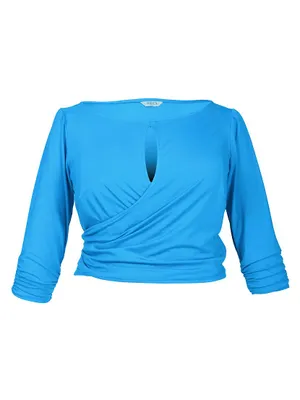 Tamara Keyhole Wrap Top