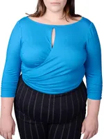 Tamara Keyhole Wrap Top