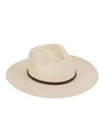 Lexie Packable Straw Fedora