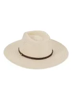 Lexie Packable Straw Fedora