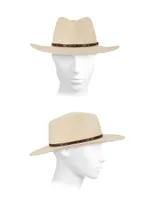 Lexie Packable Straw Fedora