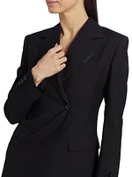 Claudete Single-Button Blazer