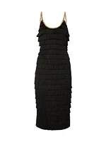 Melina Fringe Chain Dress