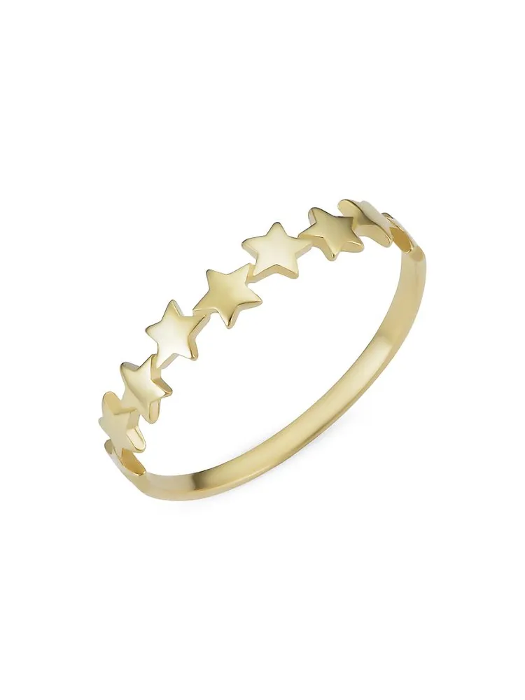 14K Yellow Gold Aim for the Stars Ring