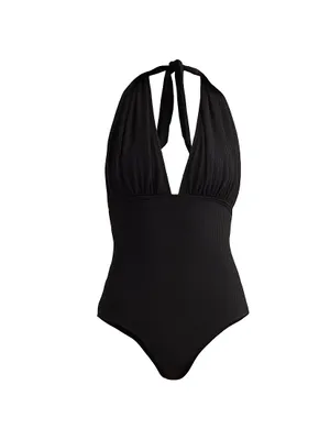 Halter One-Piece Swimsuit