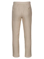 Amalfi Linen Slim-Fit Pants