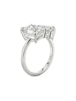 Statement Rings The Toi Et Moi 18K White Gold & 3.50 TCW Lab-Grown Diamond Engagement Ring