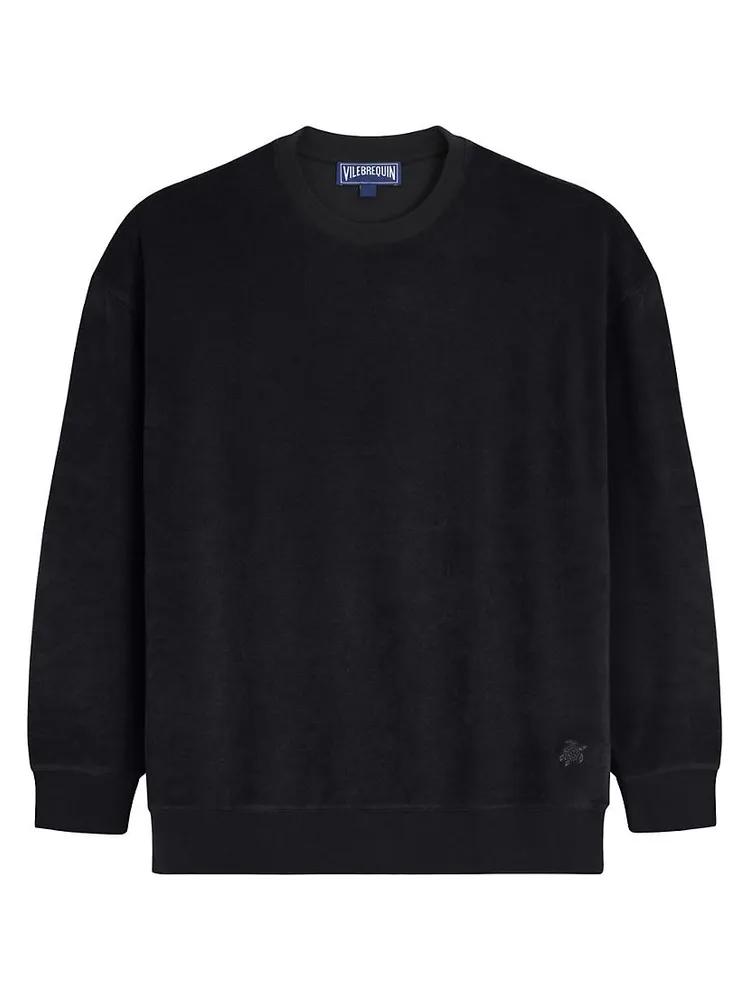 Cotton-Blend Crewneck Sweatshirt