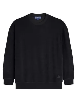 Cotton-Blend Crewneck Sweatshirt