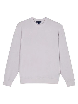 Cotton-Blend Crewneck Sweatshirt