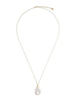 Keila 18K Gold-Plate & Faux Wild Pearl Pendant Necklace