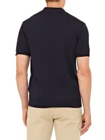 Horton Short-Sleeve Polo Sweater