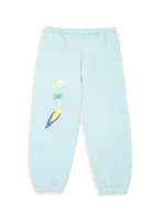 Little Kid's & All Over Space Sweatpants