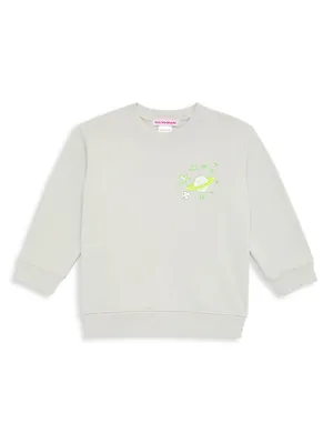 Little Kid's & Orbit Crewneck Sweatshirt