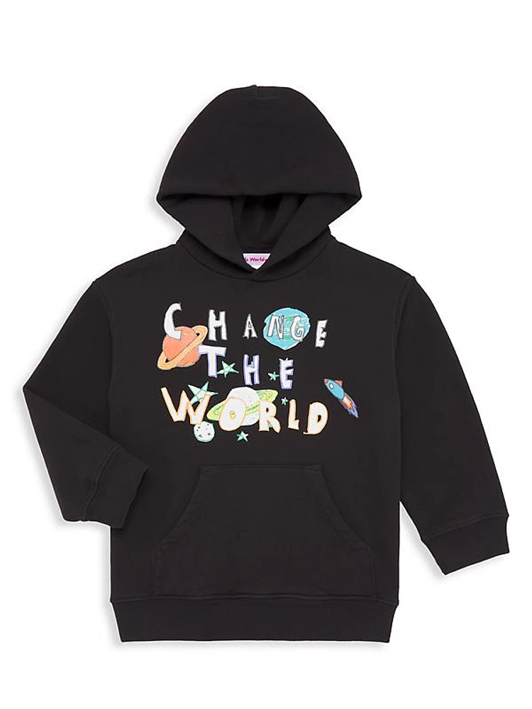 Little Kid's & Kid's Change The World Hoodie