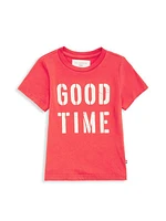 Little Girl's & Girl's Good Times Cotton T-Shirt