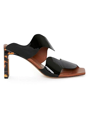 Alene Wave Patent Leather Sandals