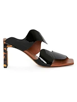 Alene Wave Patent Leather Sandals