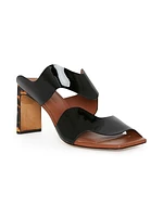 Alene Wave Patent Leather Sandals