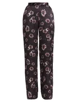 Peaton Floral Silk Pants