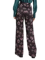 Peaton Floral Silk Pants