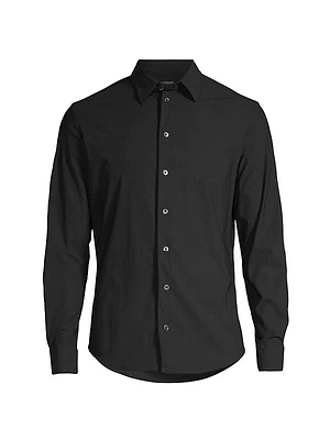 Button-Down Long-Sleeve Shirt