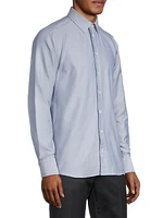 Textured Cotton Dress Shirt