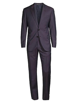 Textured Wool Suit