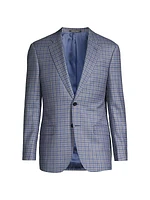 Mini Box Wool-Blend Notch-Lapel Sport Coat