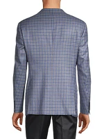 Mini Box Wool-Blend Notch-Lapel Sport Coat