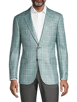 Textured Windowpane Sport Coat