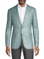 Textured Windowpane Sport Coat