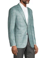 Textured Windowpane Sport Coat